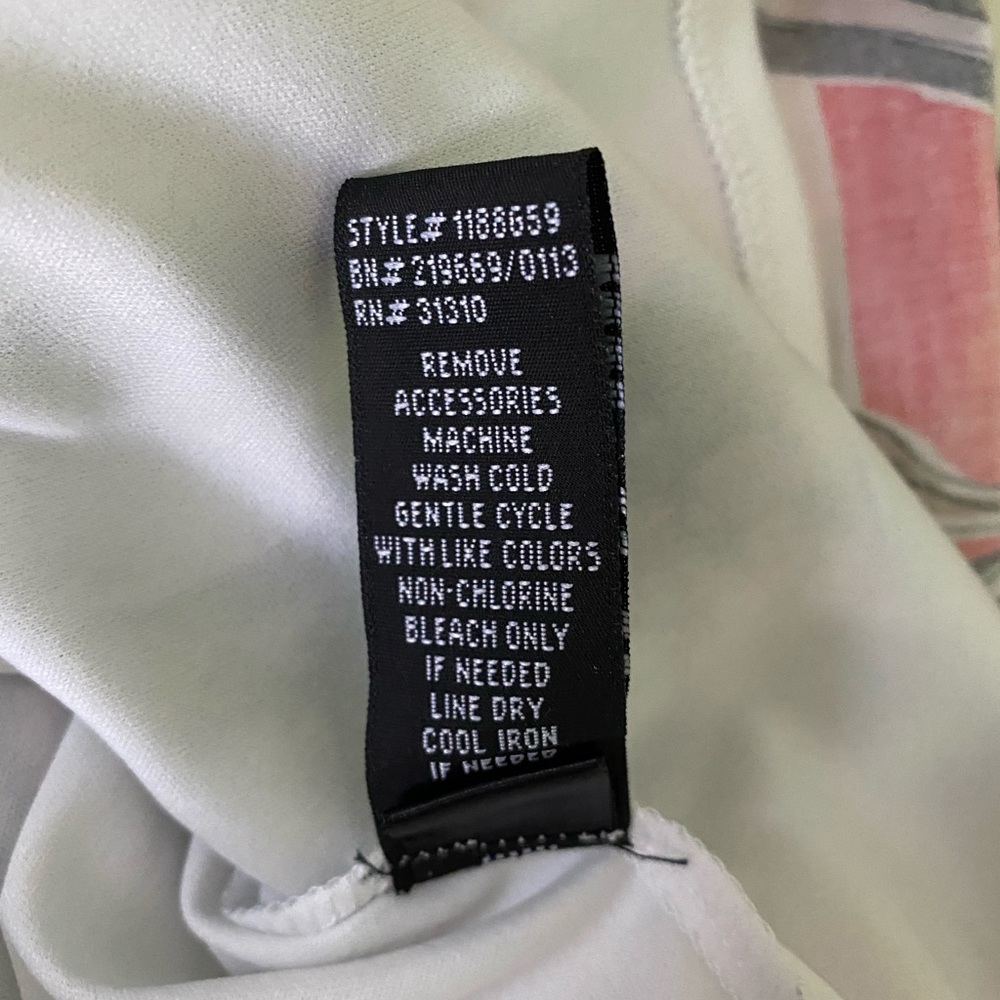 BCX Striped Floral Dress Size 1 Juniors - Picture 10 of 10